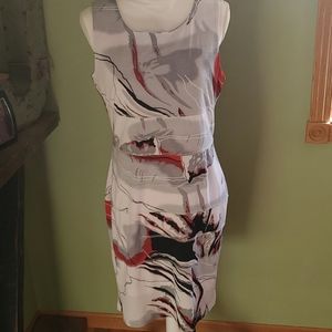 Libra red/white/black/gray dress. Worn once. Med